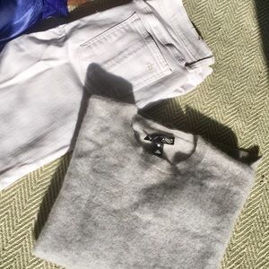 “Aqua” Cashmere Crewneck Sweater